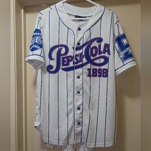 Womenss Baseball Jersey - Pepsi Logo